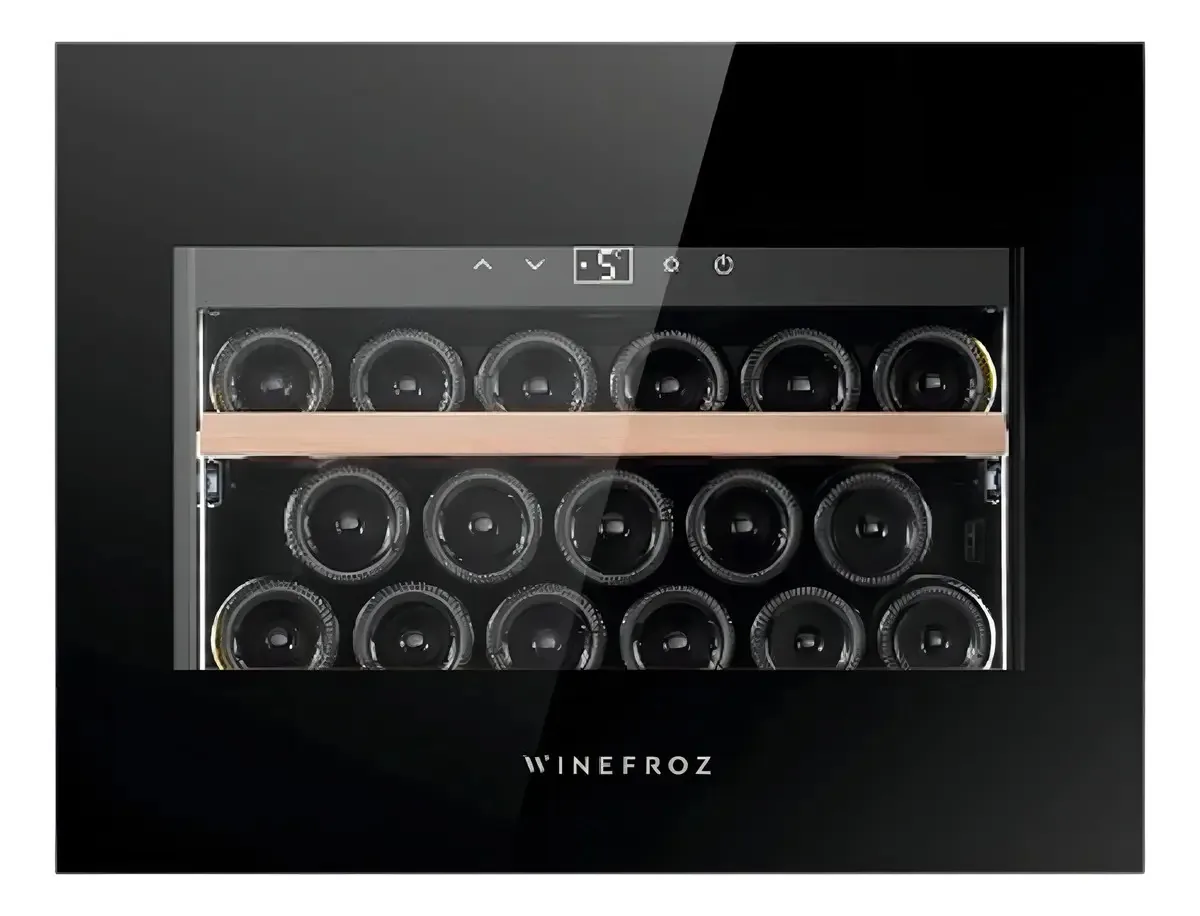 Inversor Cava Winefroz de 17 garrafas - Fácil de abrir - Embutido