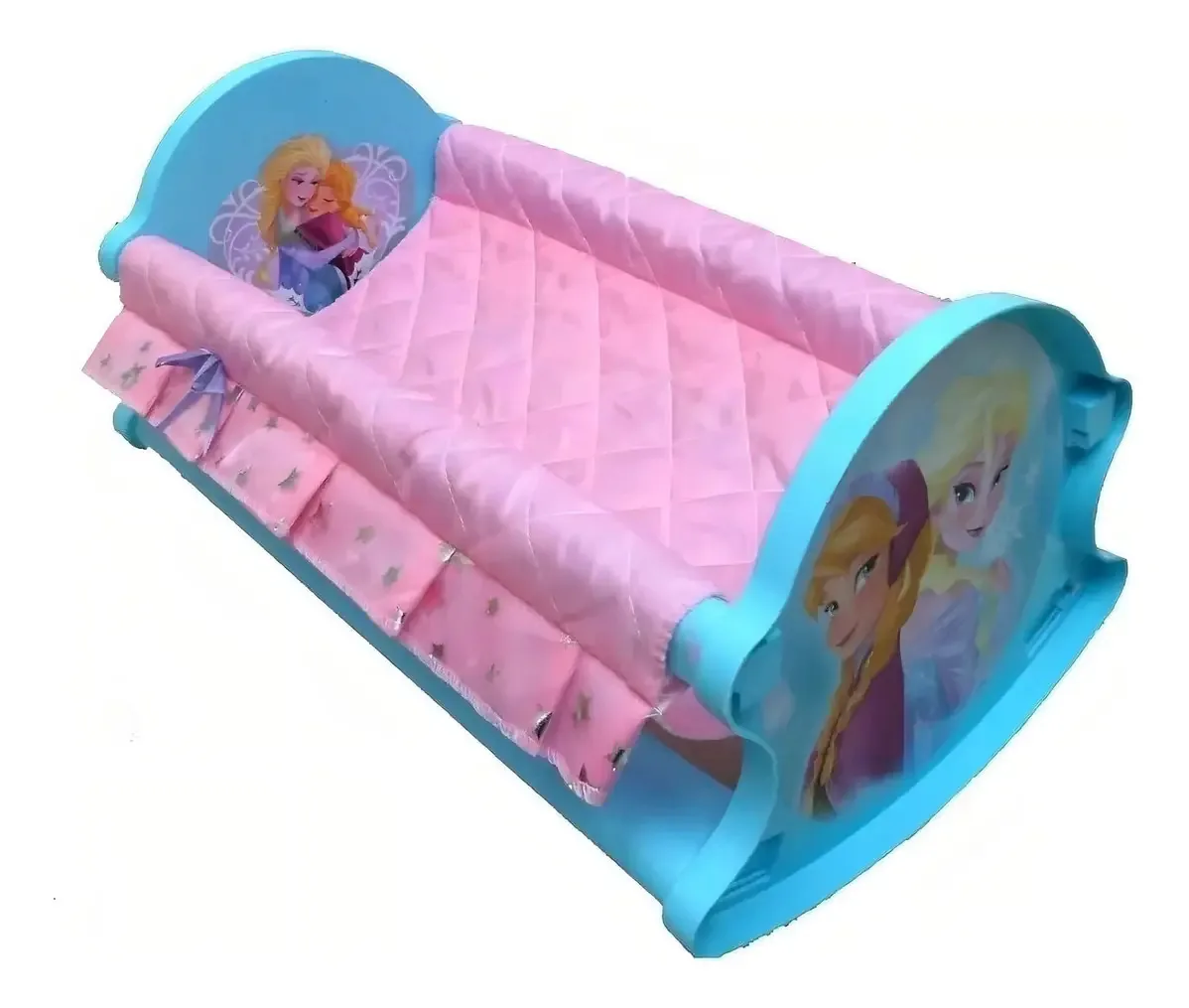 Berço Frozen para bonecas Disney Princess - Miniplay Pink