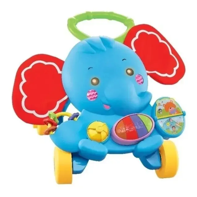 Brinquedos musicais Andador Caminador Zippy Color Elefante