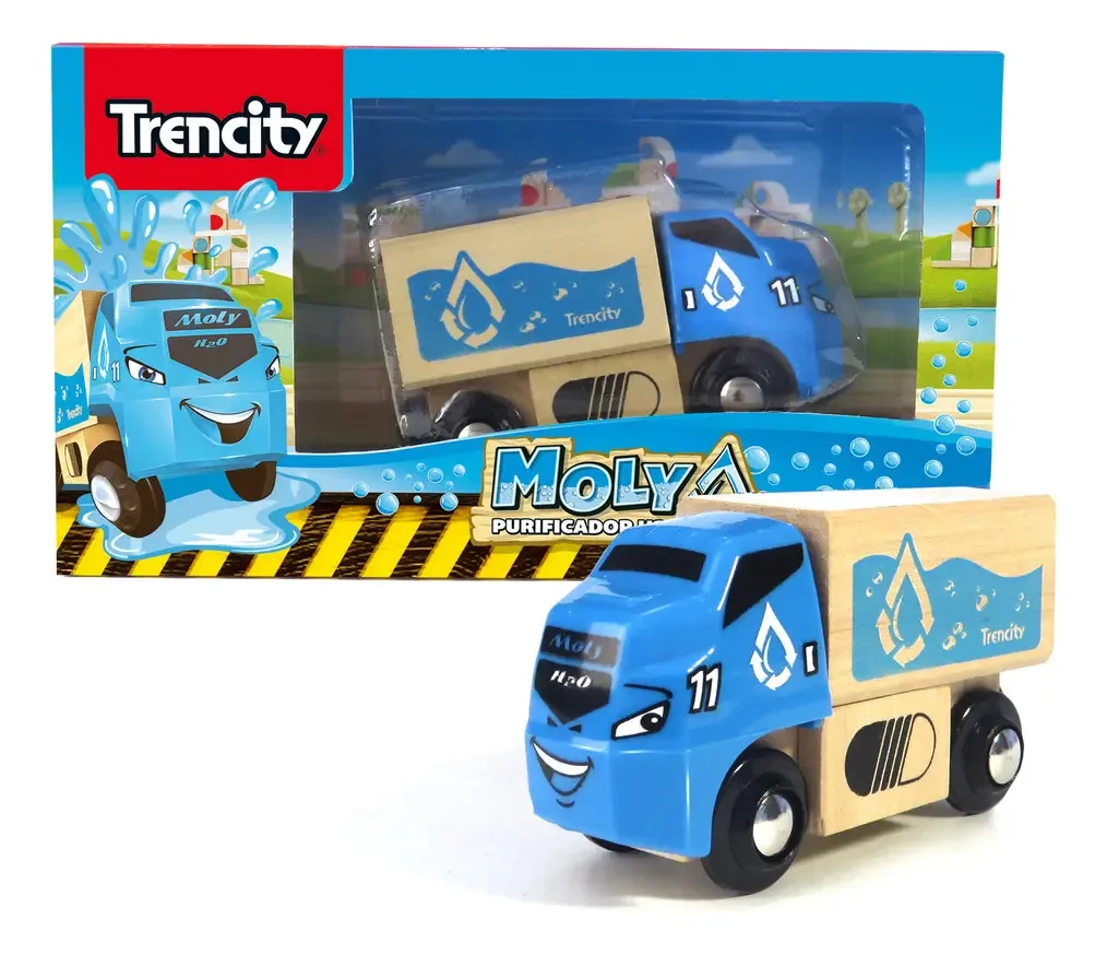 Caminhão de madeira Trencity Moly - Caminhões de brinquedo
