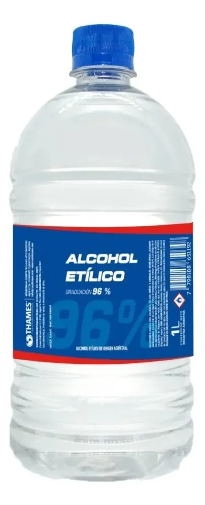 Álcool Etílico 96 1 Litro X 12 Unidades Sanicol Certificado