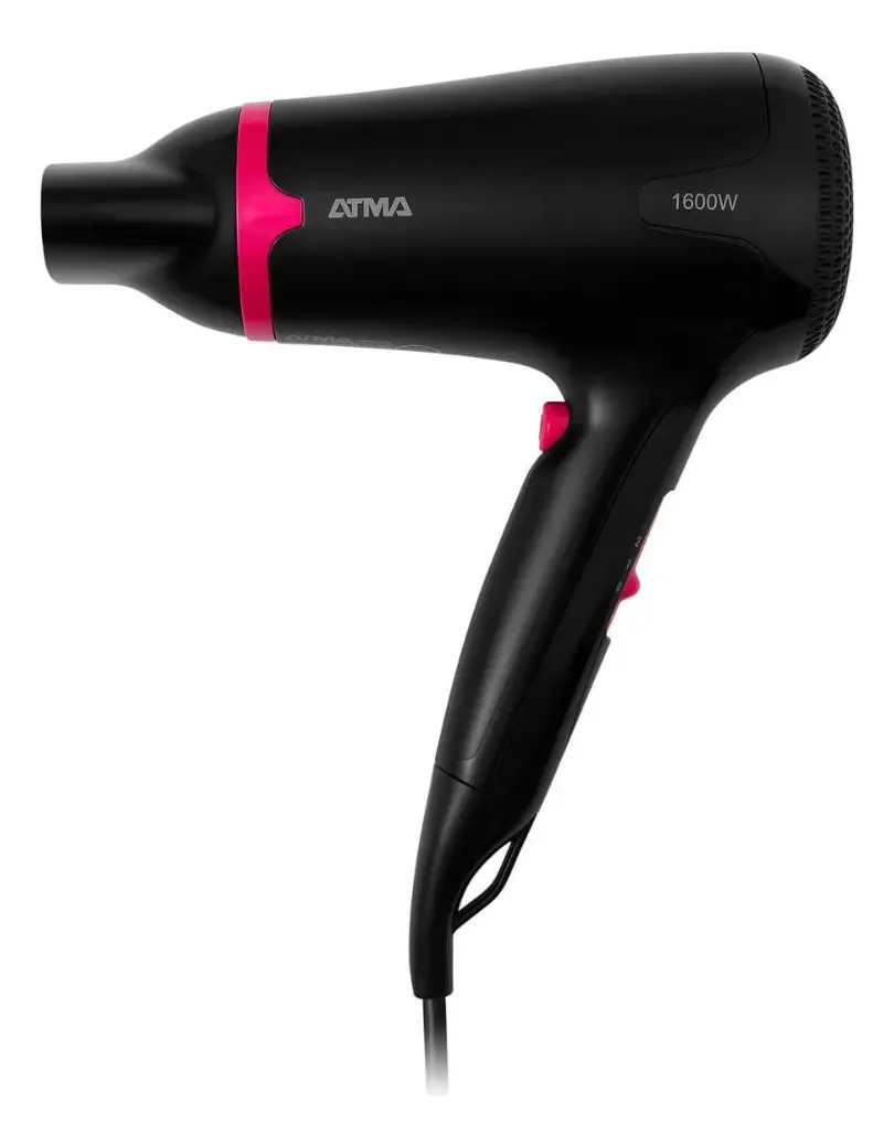Secador de cabelo preto Atma Sp8964np