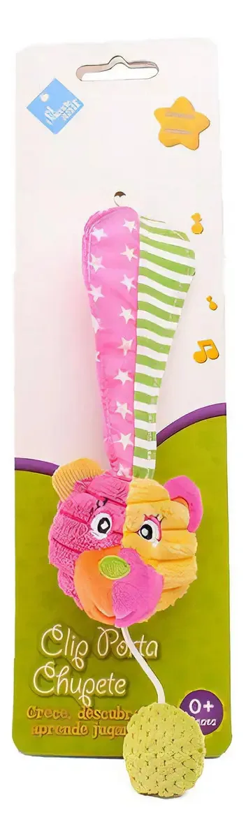 Clipe porta-chupeta Teddy Bear para Baby The Blue Goblin