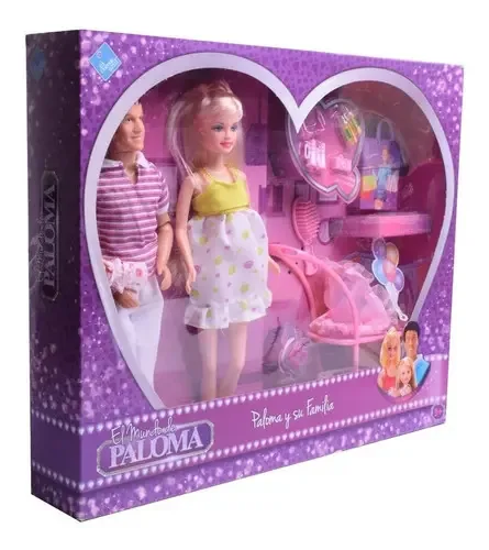 Paloma Paloma e família