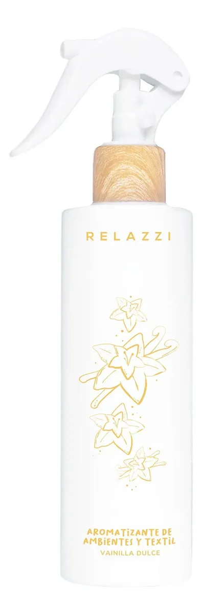 Aromatizante Ambiental E Têxtil Relazzi Baunilha Doce 200ml