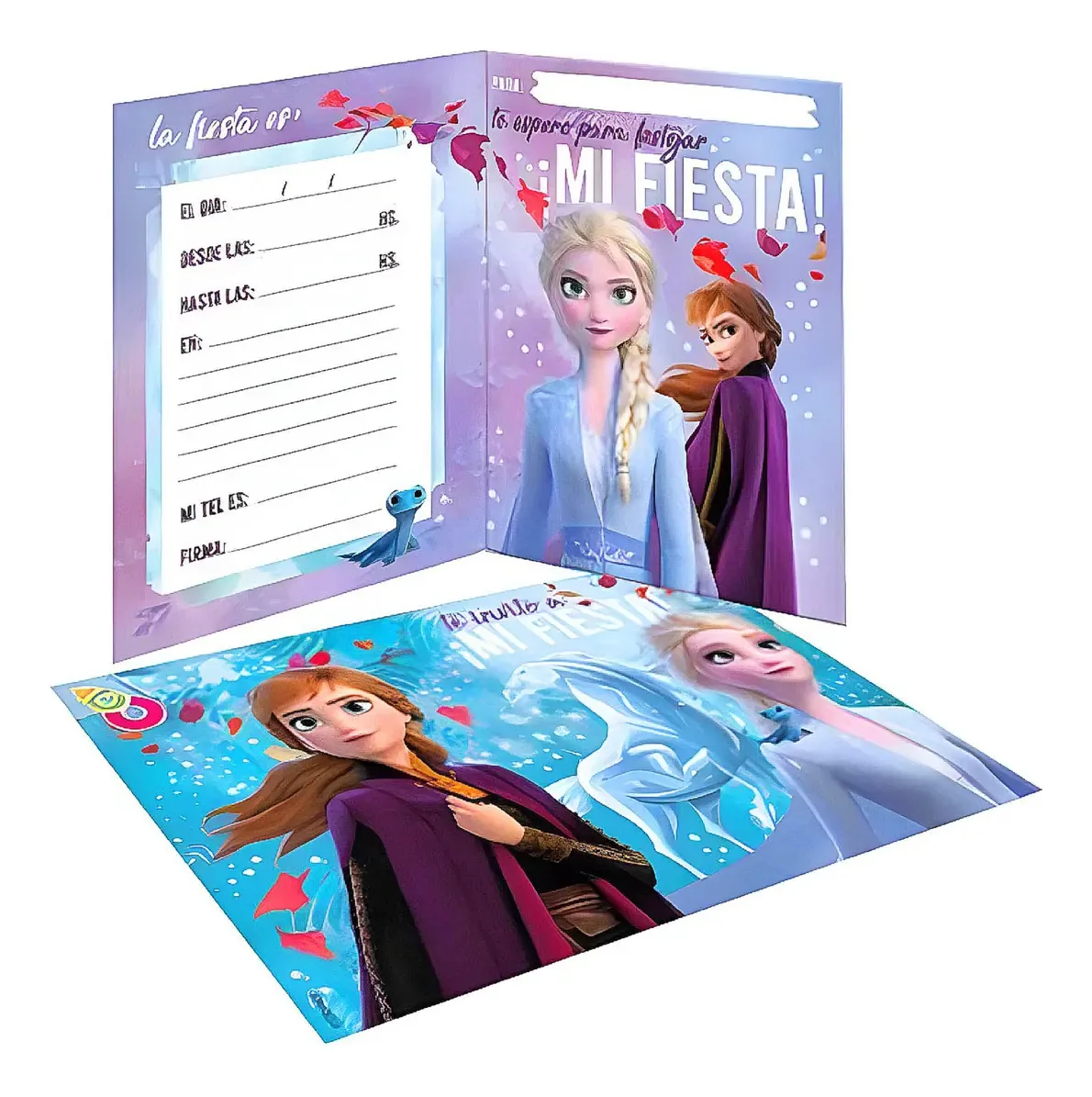 Convite Frozen X10u Sky Blue