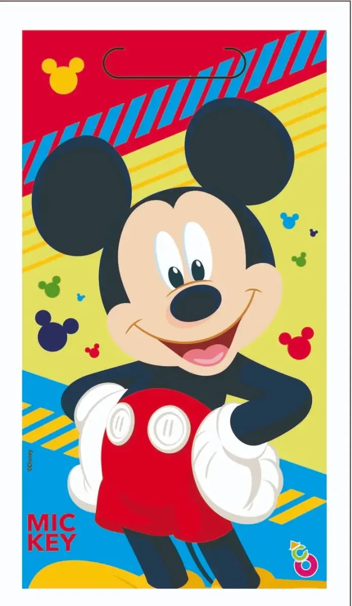 Bolsa surpresa de plástico Disney Mickey Mouse X10