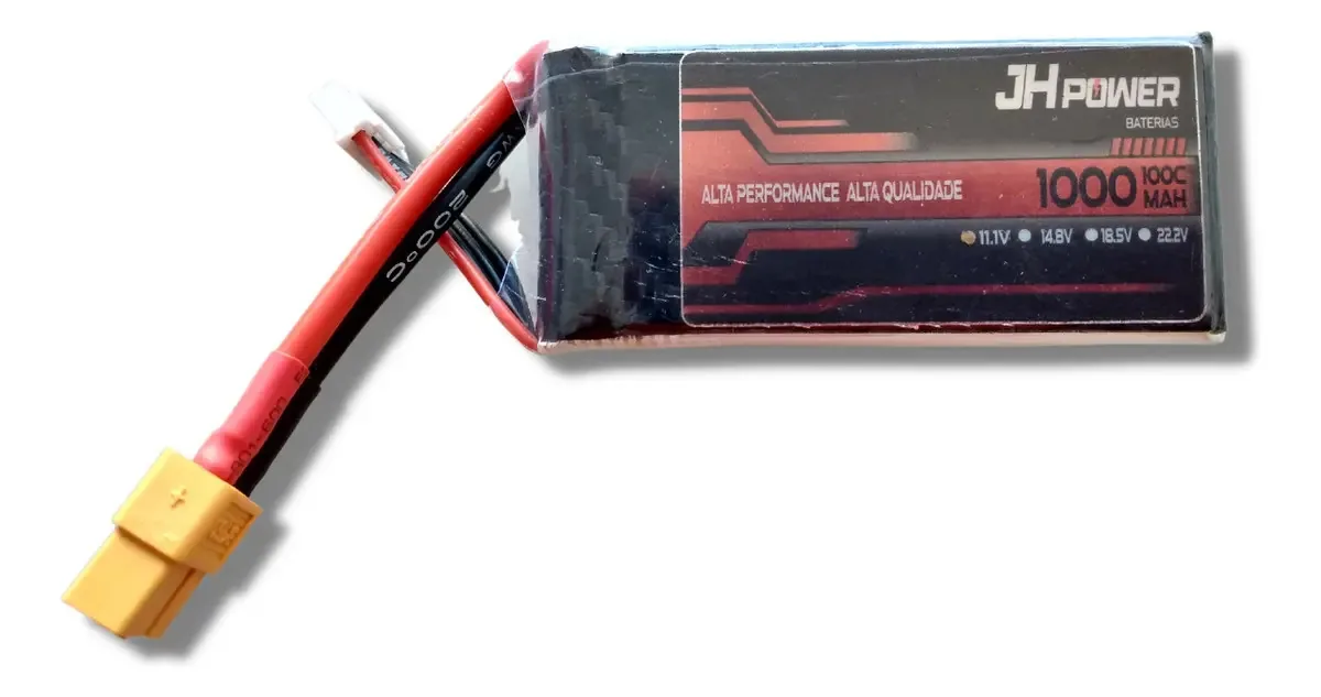 Bateria Para Aeromodelo Lipo 3s 11.1v 1000mah 100c Jh Power