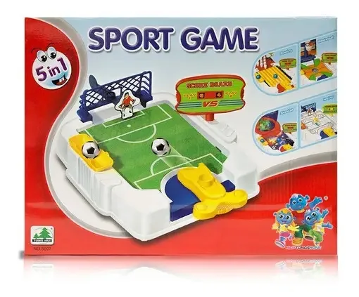 Jogo de esporte Jogo de tabuleiro 5 jogos em 1 tabuleiro Ck