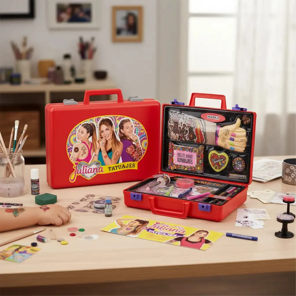 Kit de tatuagem infantil, jogos e brinquedos para bebês