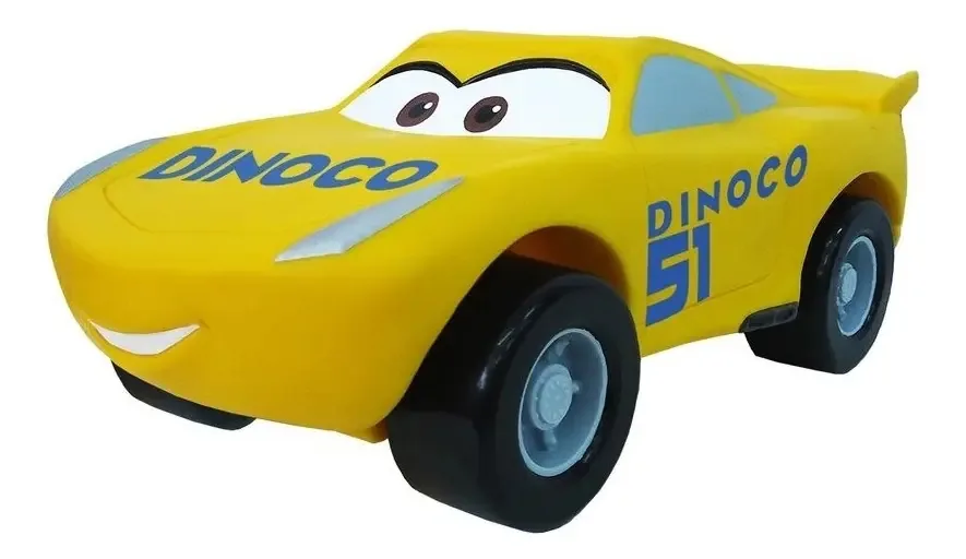 Carro de brinquedo amarelo New Toys Cruz Ramirez
