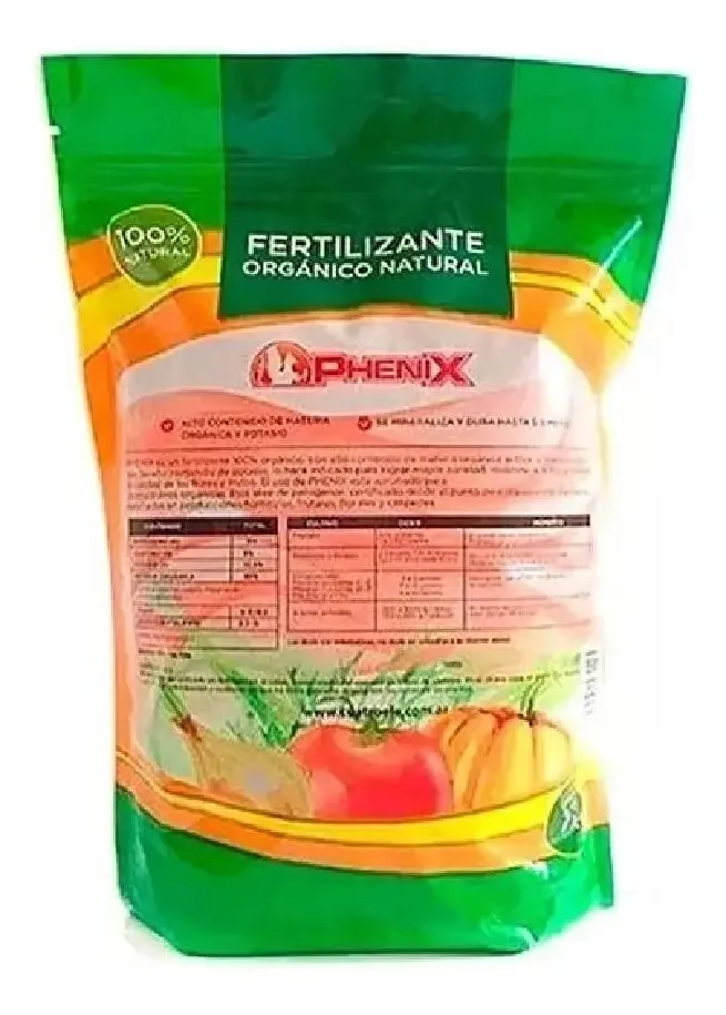 Fertilizante orgânico Phenix 1kg NPK+potássio