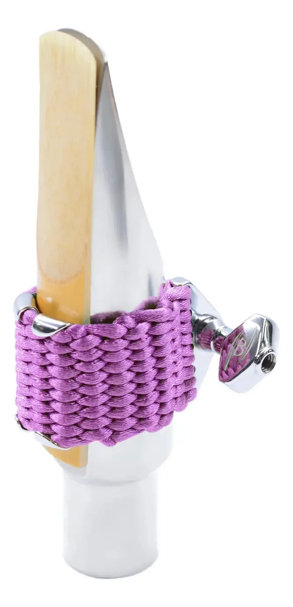 Braçadeira de bambu Nova Slim para bocal de metal Saxo Violet