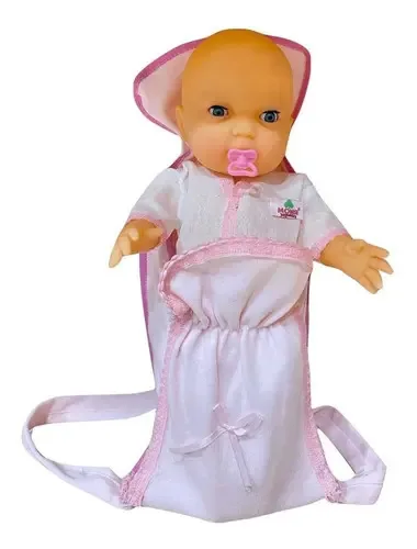 Baby Vicky com porta-mamadeiras e chupeta - Monsi