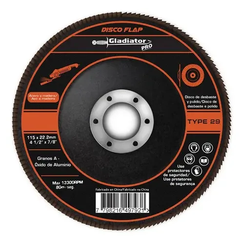 Discos de polimento e polimento de abas (venda mínima de 10 unidades) Cor preta