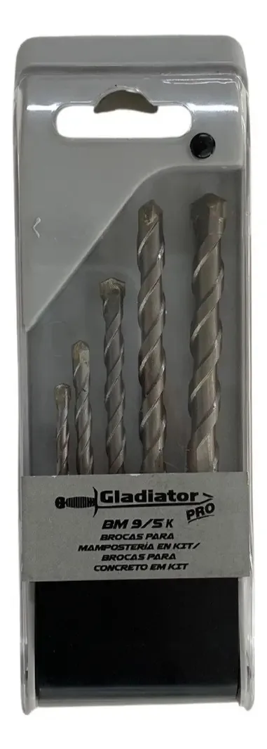 Kit de mechas de alvenaria Gladiator Pro X5
