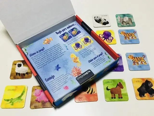 Jogo de memória didática infantil I Never Forget Animals