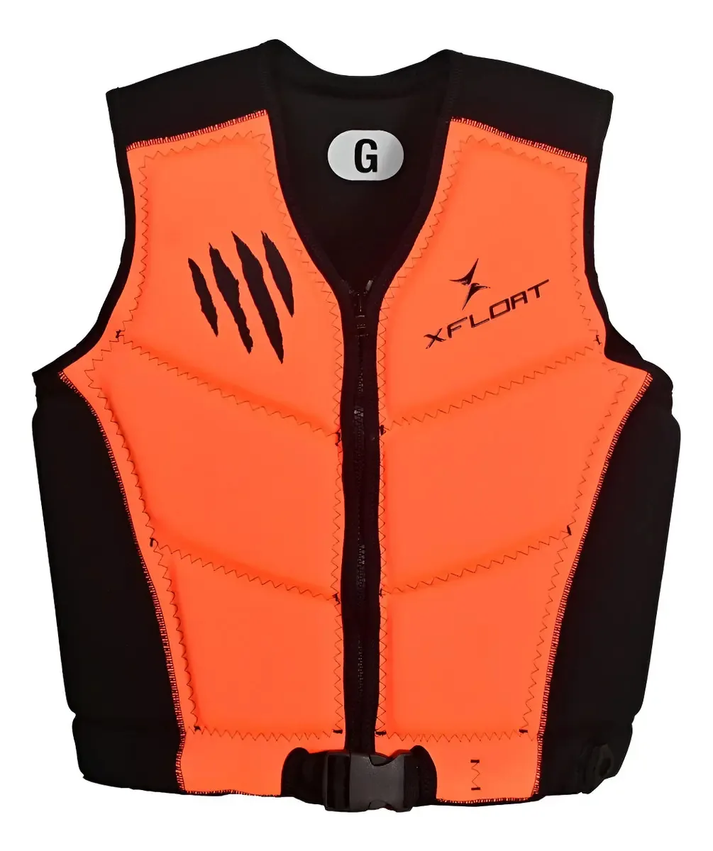 Colete Salva Vidas Esportivo XFloat Enzo 2.0 Laranja Tamanho G1