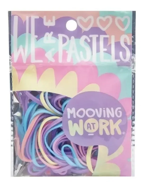 Bolsa de elásticos Pastel Mooving X 16 grs