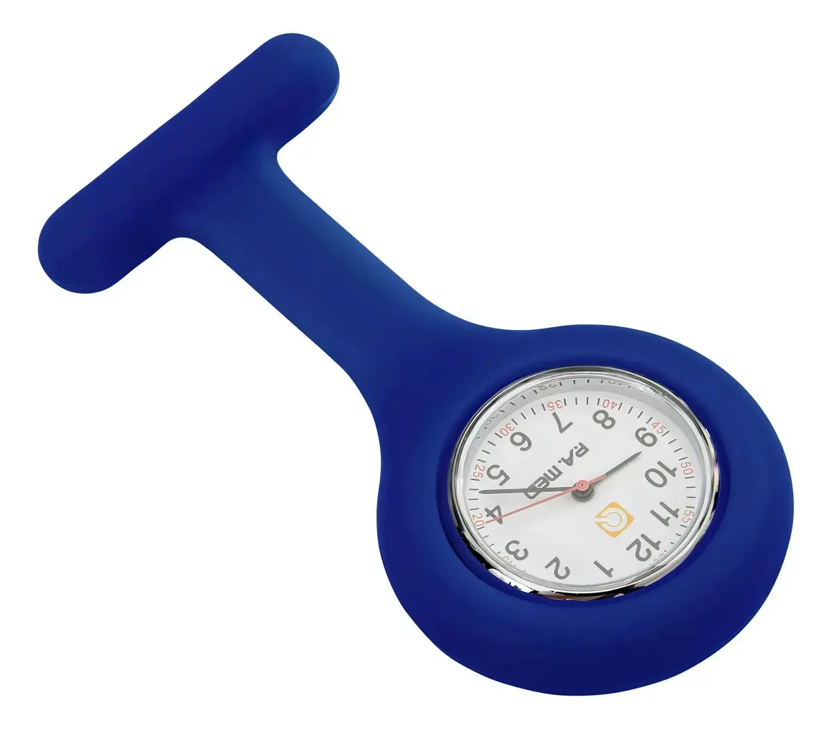 Relógio De Enfermagem Bolso Ponteiro Azul