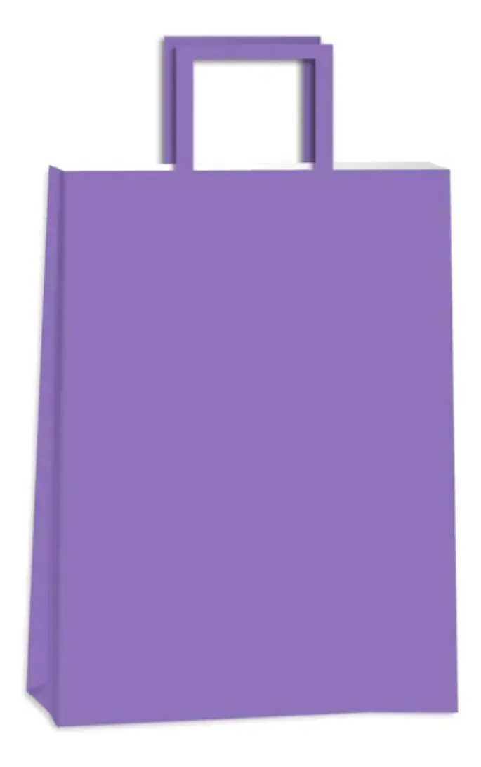 Pacote de sacos de papel 10 e Romipack 22x30cm por cor violeta