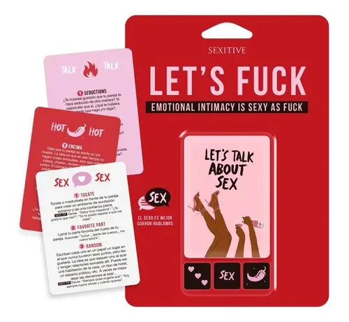Jogo Le's Fuck Sexitive Sex Games Couple Dice Cards