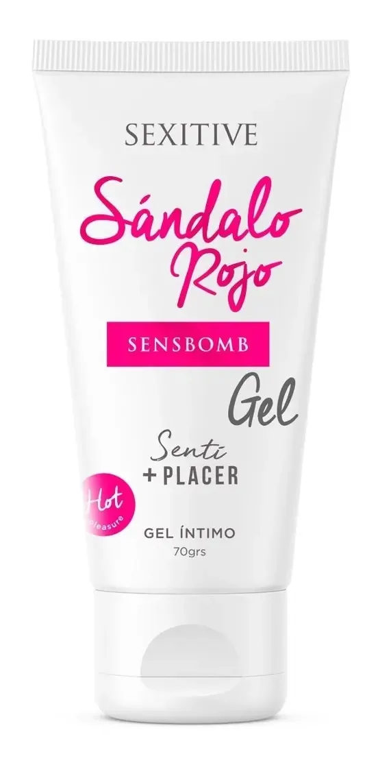 Gel Lubrificante Sexitive Sensbomb Sândalo Vermelho