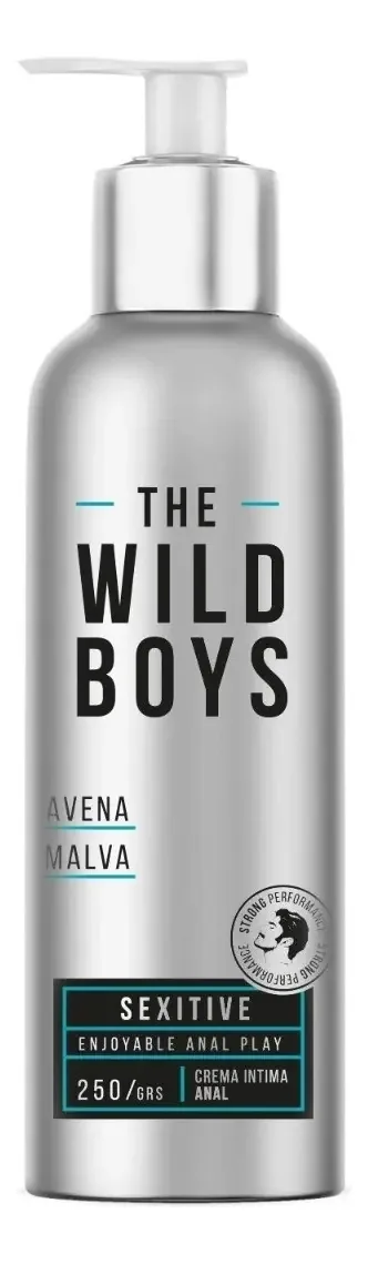 Lubrificante gel intimo creme intima anal The Wild Boys malva e avena