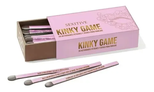 Jogo Kinky Game, 50 fetiches sexitivos e atividades sensuais