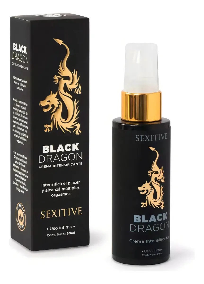 Creme Lubrificante Intensificante Black Dragon Frio/Calor