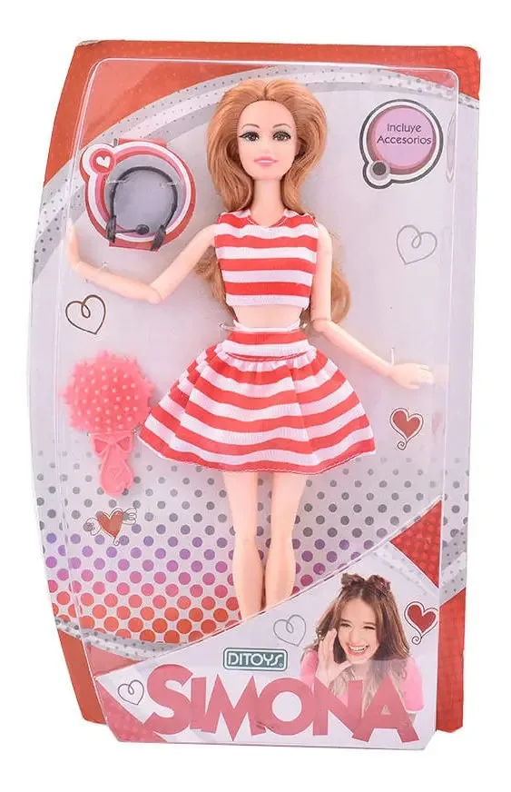Boneca Ditoys Simona