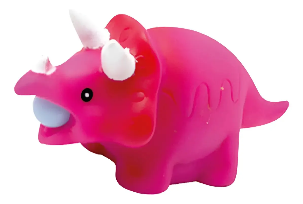 Balão fúcsia antiestresse Squishy Dino Ditoys