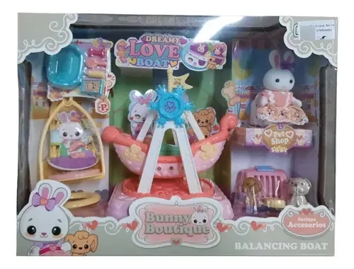 Barco Bunny Boutique com acessórios 2556