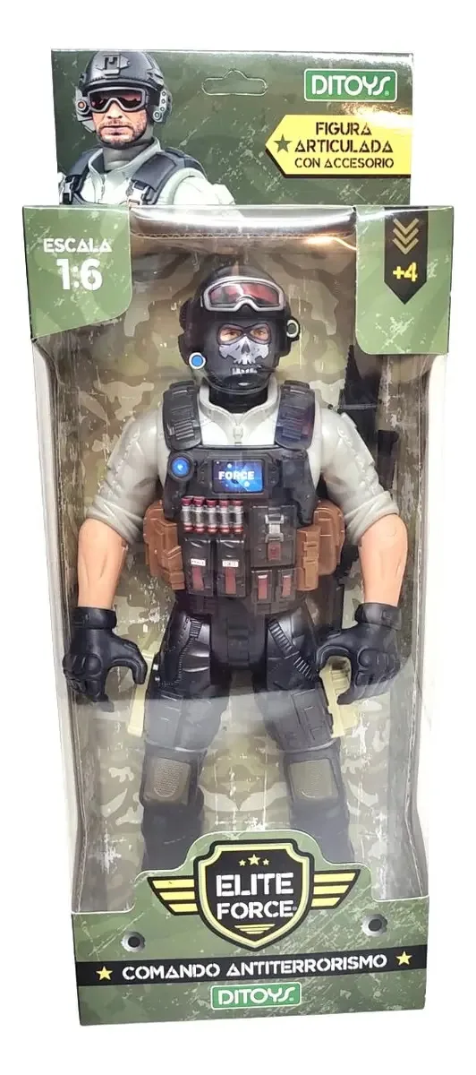 Bonecas de soldado articuladas do Comando Antiterrorista Shp Tuni