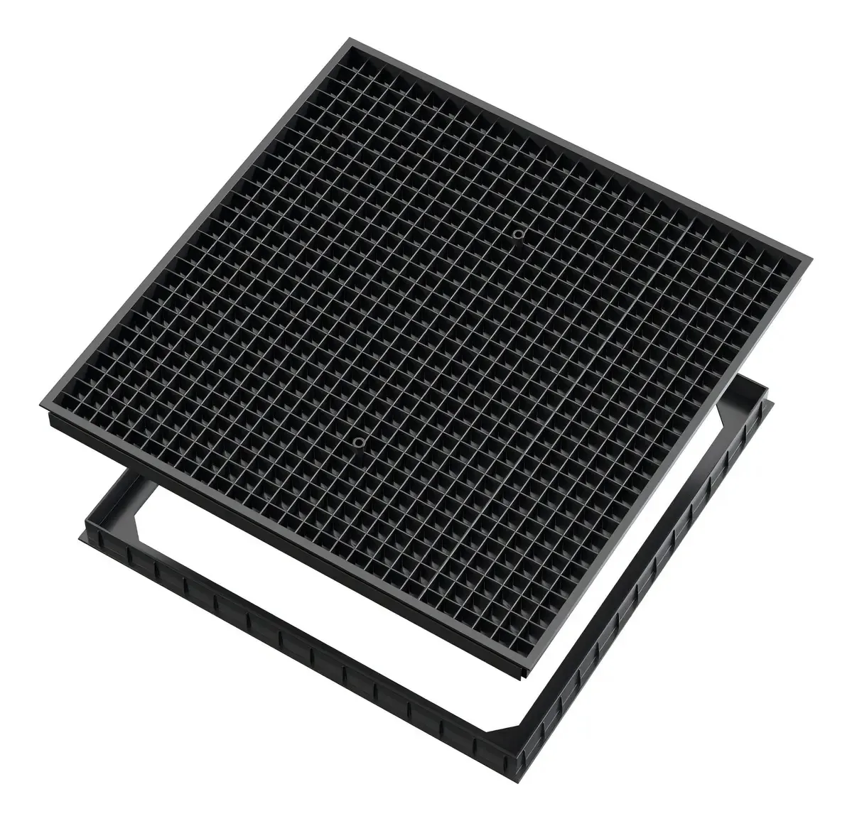 Tampa de câmera séptica de inspeção reforçada com PP, revestimento de 60x60cm
