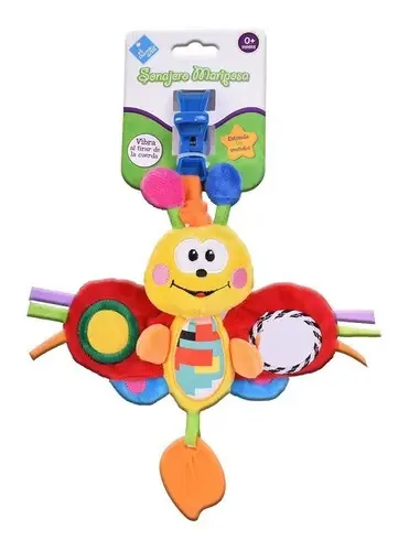 Butterfly Rattle O Duende Azul Cor Multicolorido