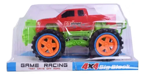 Caminhão de fricção 4WD vermelho