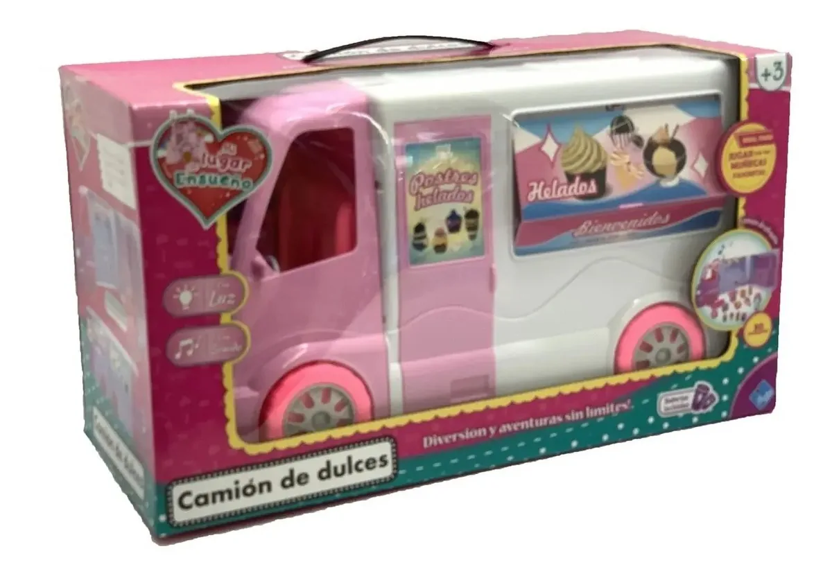 Caminhão de doces e sorvetes Light and Sound Blue Elf Itm 7099