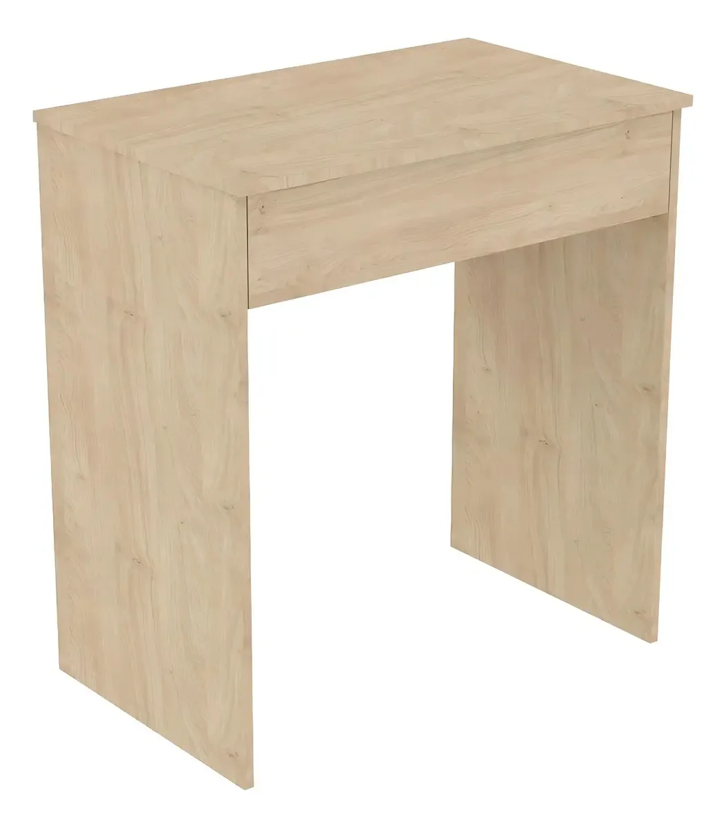 Mesa de PC compacta de melamina Kendal Oak com gaveta