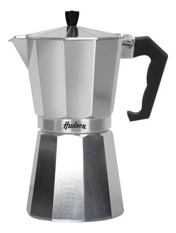 Cafeteira manual italiana Hudson M002 - cinza