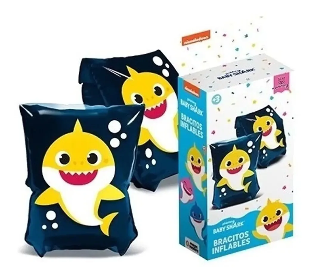 Braceletes infláveis Baby Shark