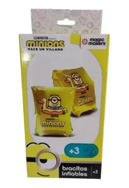 Braços infláveis amarelos do Minions Magic Makers