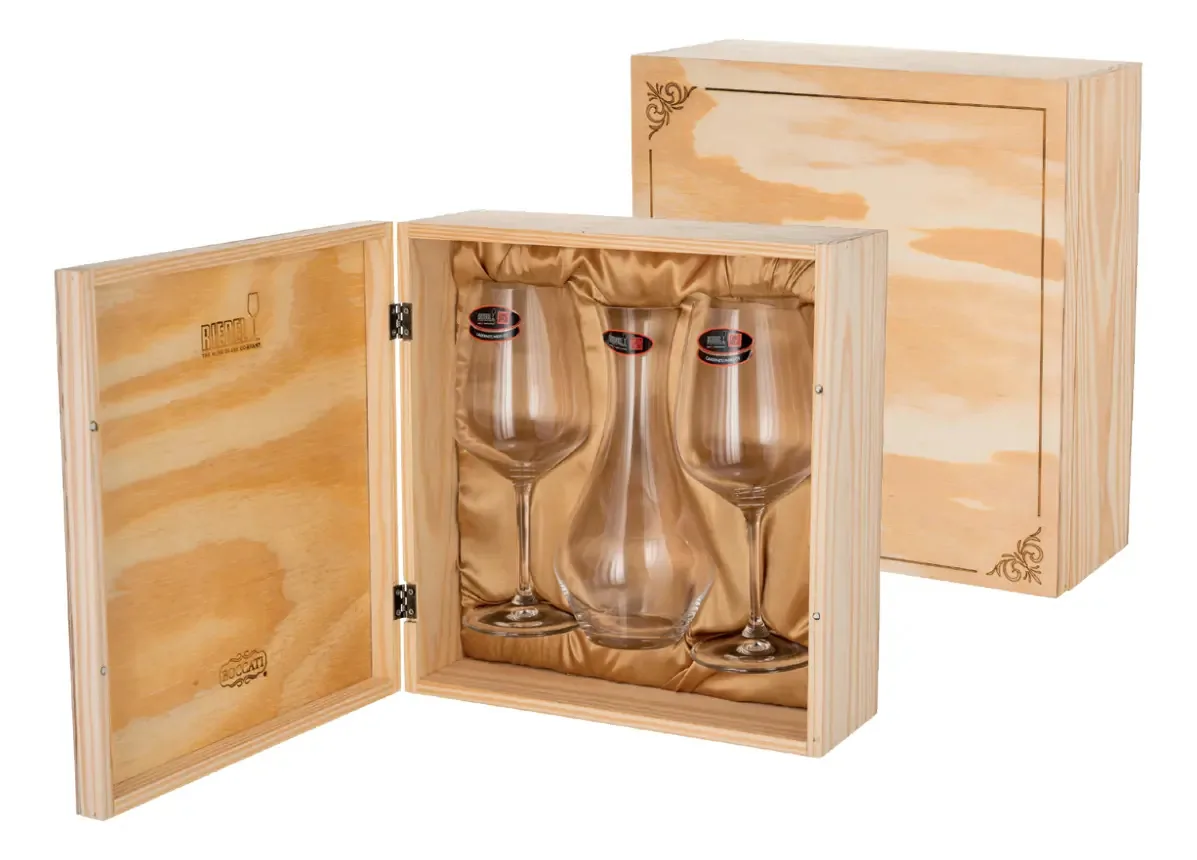 Kit Riedel 2 Taças Cabernet Sauvignon + Decanter + Caixa