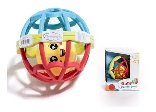 Bola flexível, chocalho, som, brinquedo, Bebes Dreams
