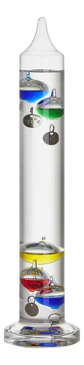 Termômetro líquido Galileo Crystal Spheres 280 mm Home Deco