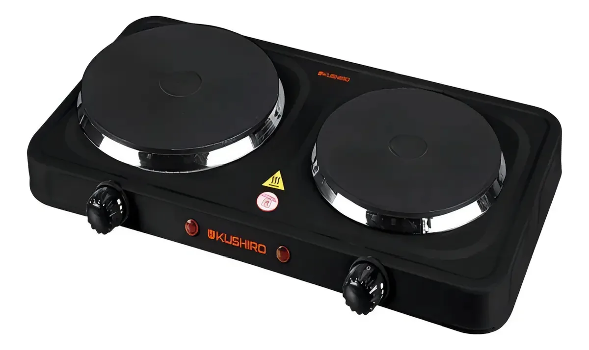 Fogão cooktop - Kushiro AEK-2500 cor preto - 2 queimadores