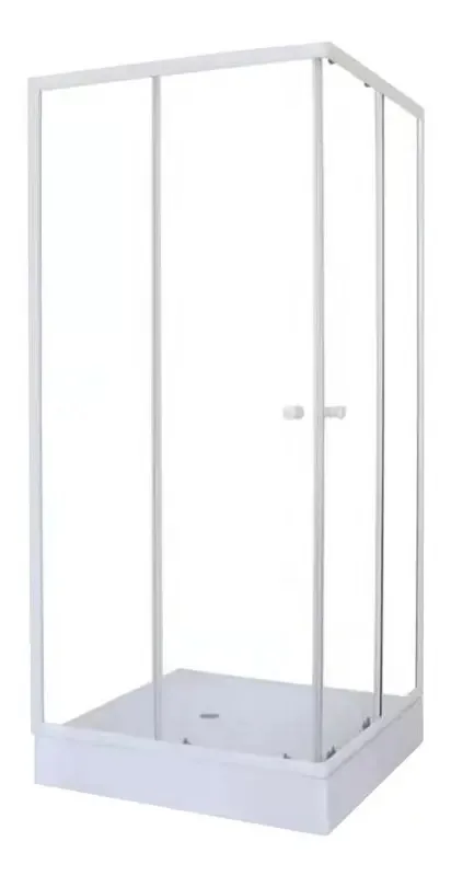 Box De Ducha Cuadrado De 80cmx80cmx200cm Alto C/receptáculo