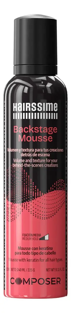 Mousse Hairssime Com Queratina