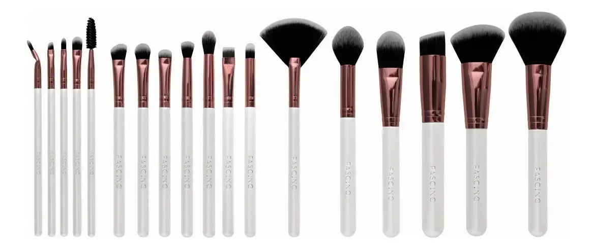 Conjunto Crueltyfree Fascino de 18 pincéis e pincéis de maquiagem