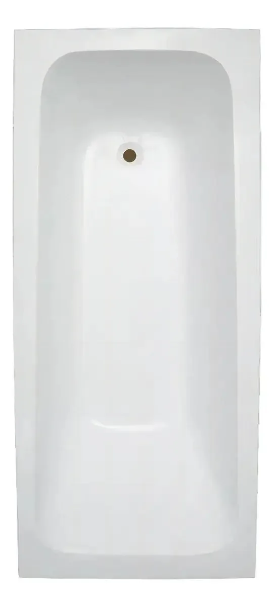 Banheira de acrílico Krumm 160x75cm em cor antiderrapante branca